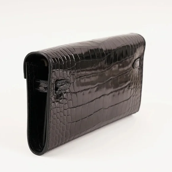 Hermes Black alligator Clutch - Picture 5 of 9